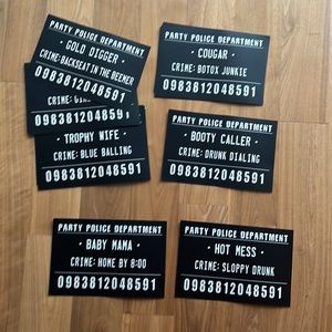 Mug Shot Party Police Department